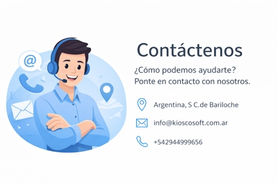 Contacta con el sistema para Kioscos de KioscoSoft